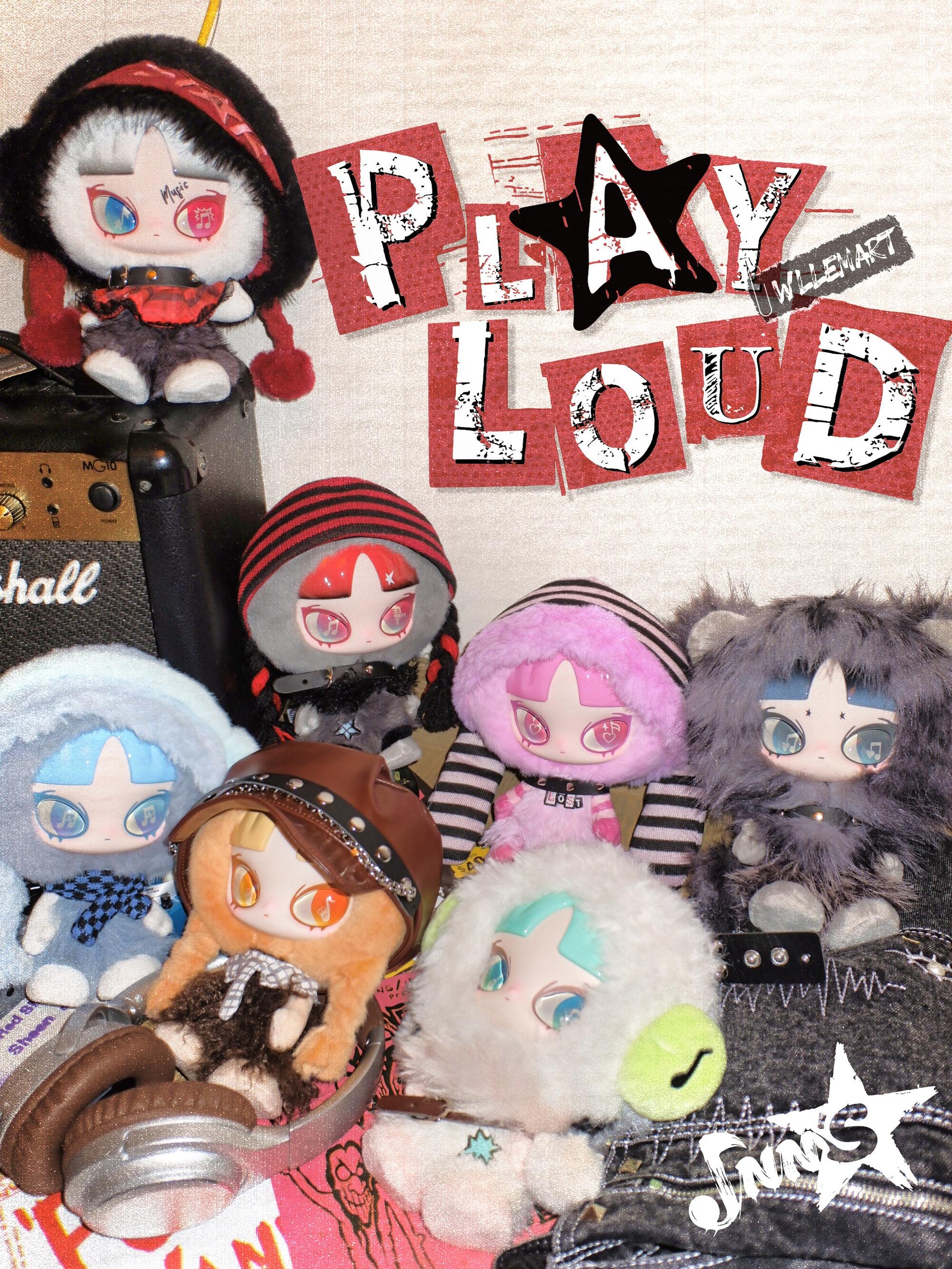 【WLLEMART】INN‘S Play Loud Series Plush Doll Blind Box