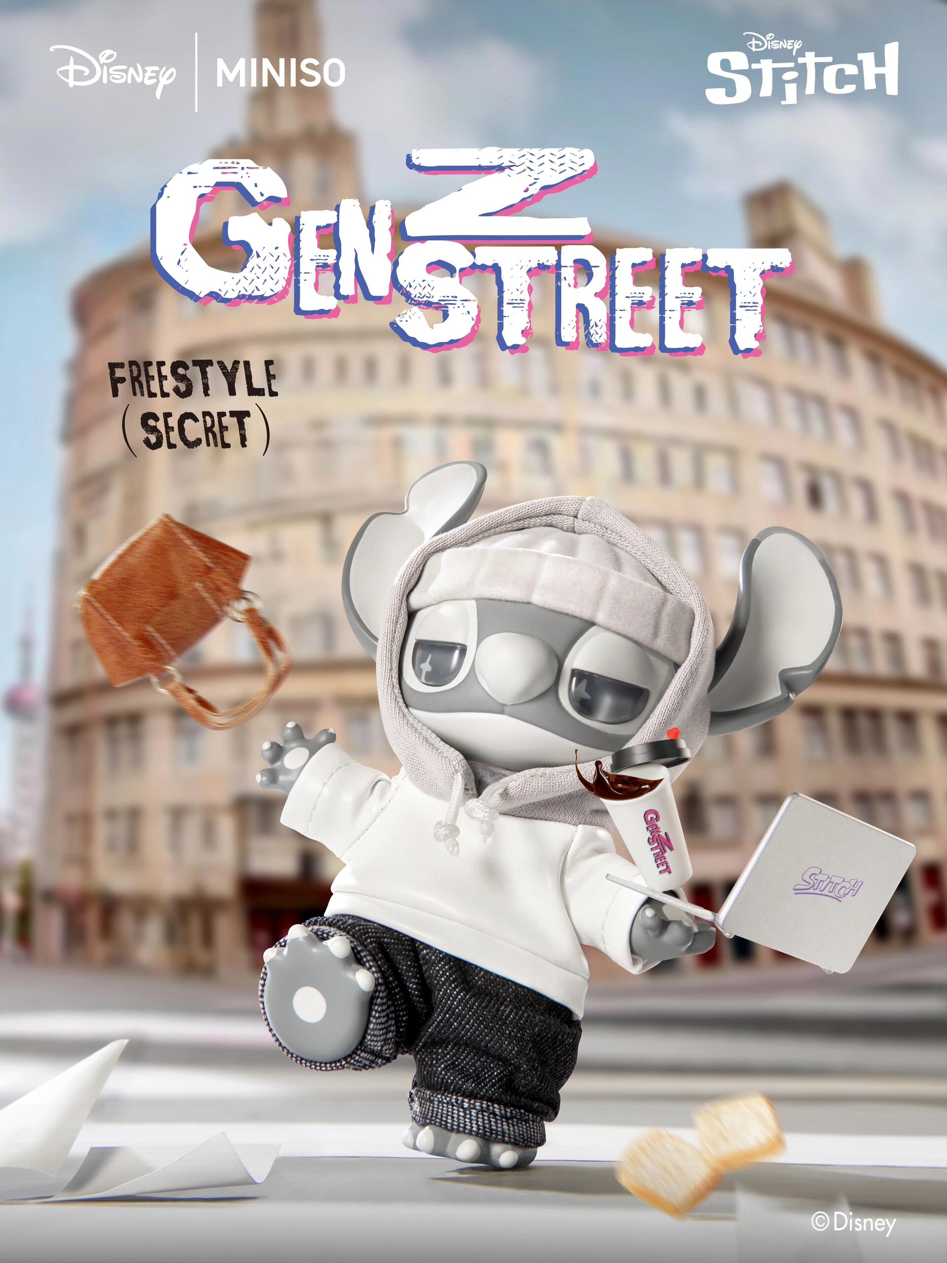 【Disney】Stitch GenZ Street Plush Blind Box