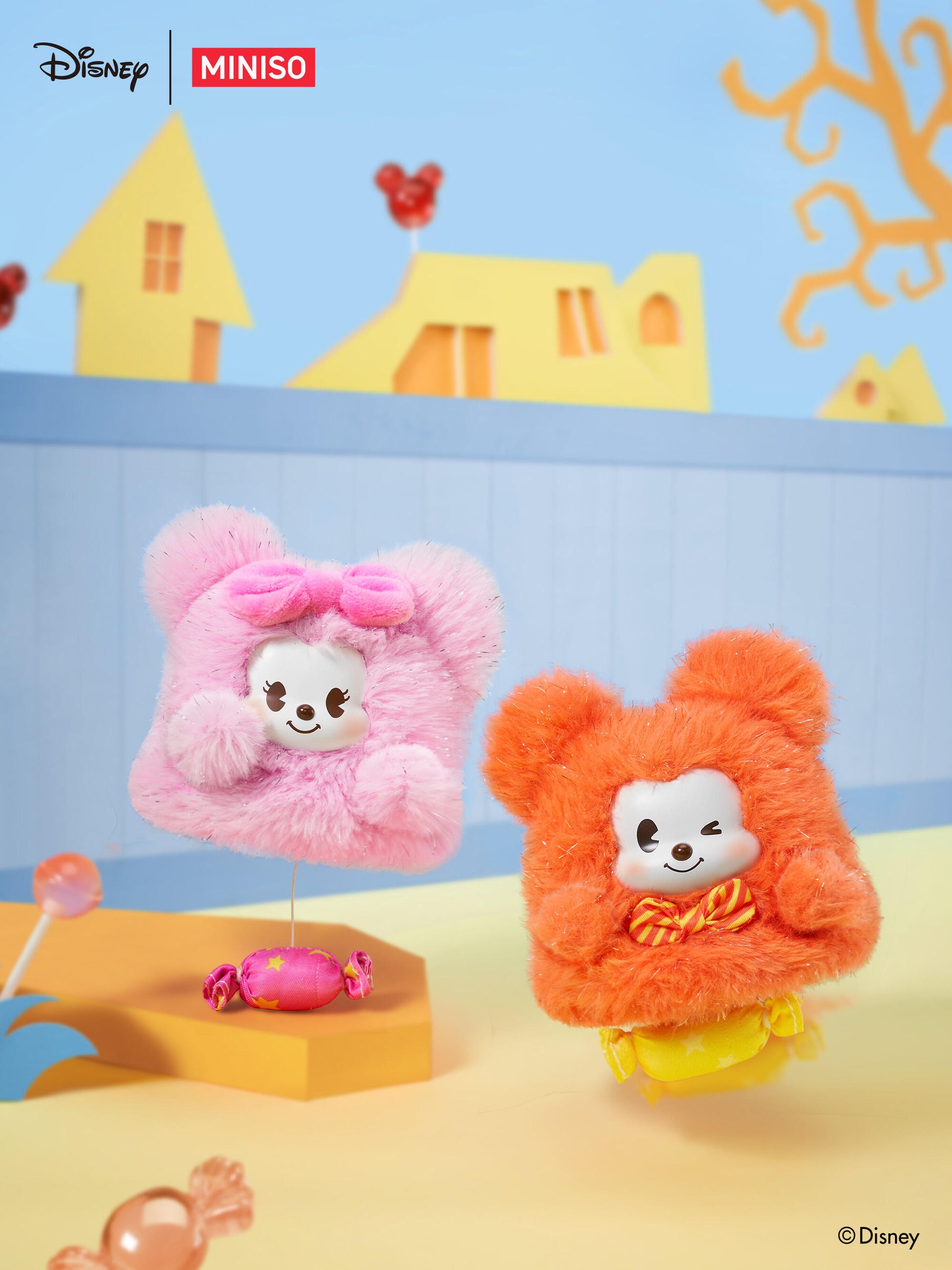 【Mickey's Family】 Colorful Candy Vinyl Plush Blind Box