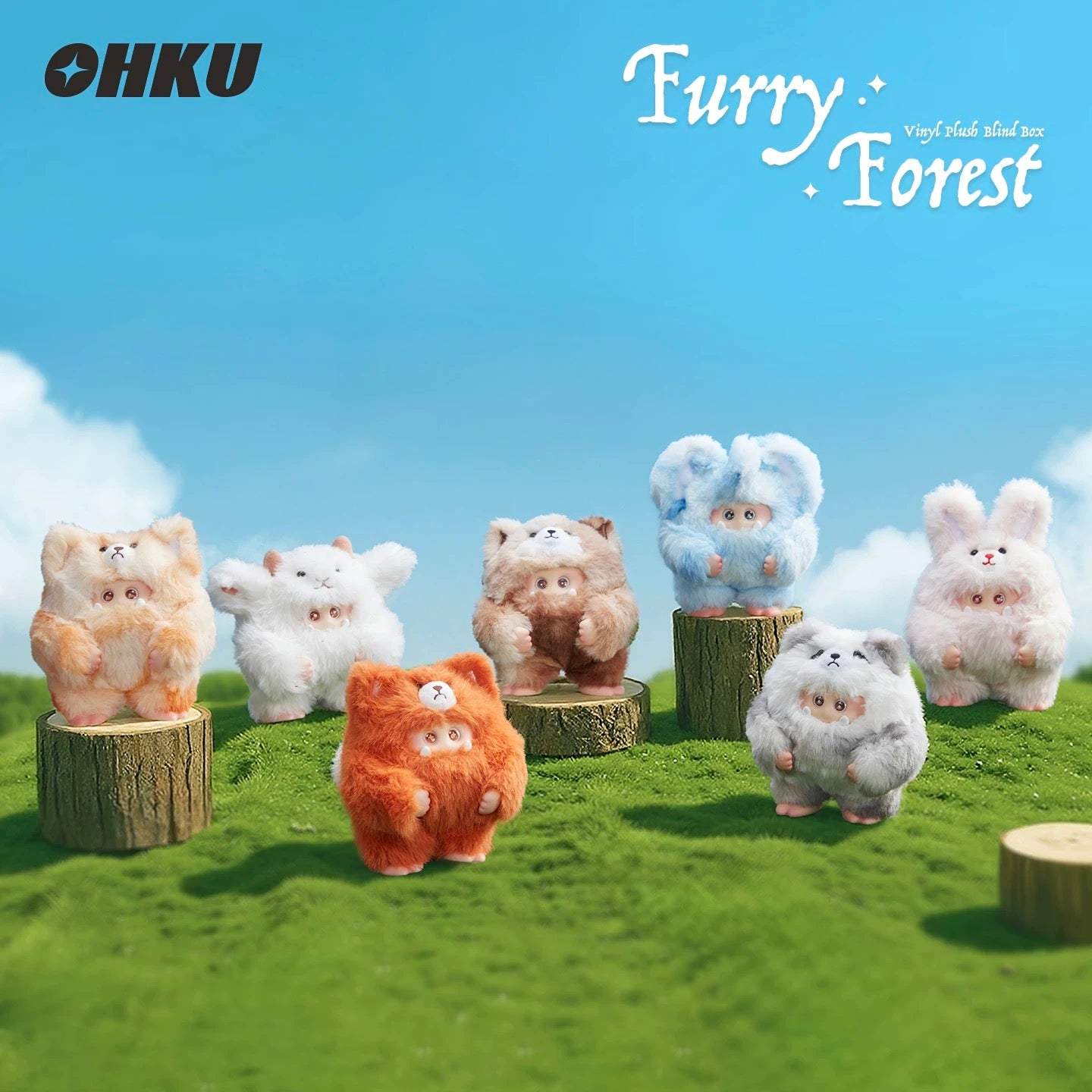 【Giggle Monster】Monster-V2 Furry Forest Series Plush Blind Box