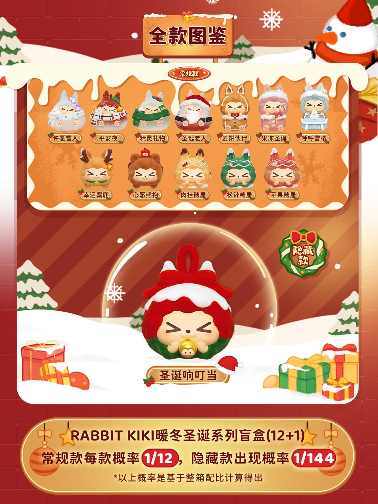 【HEYDOLLS】Rabbit KIKI Warm Christmas Blind Box
