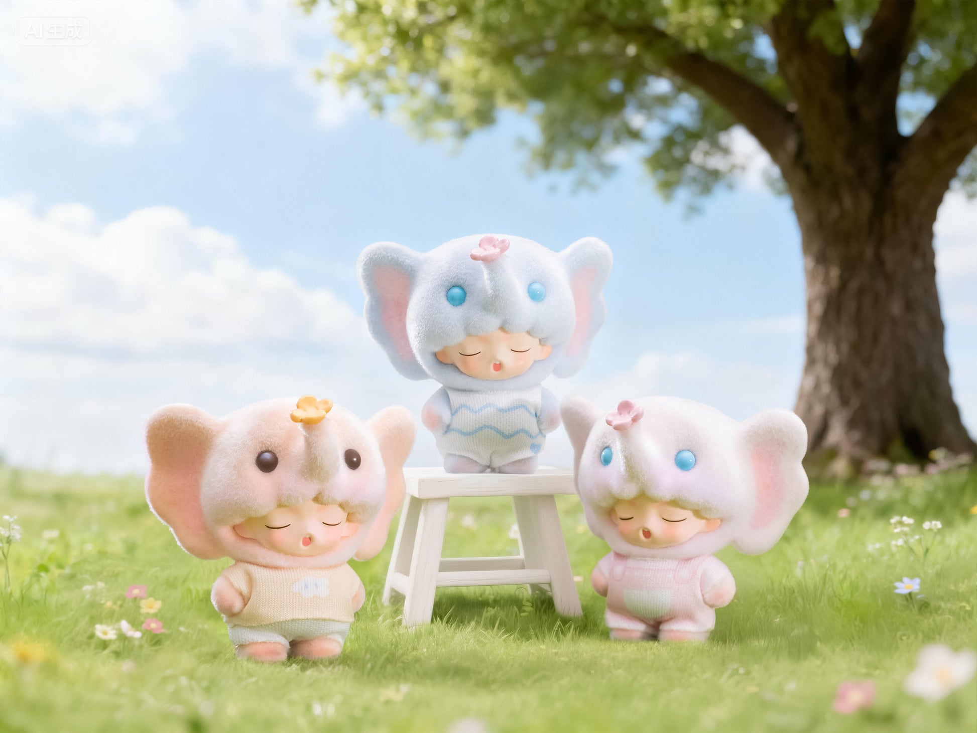 【YUMO】Cute Pet Family Mini Blind Box