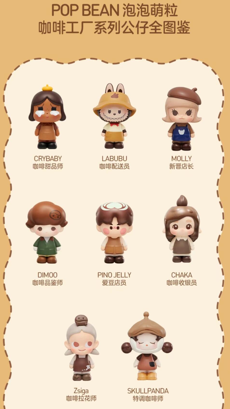 【POP BEAN】 Coffee Factory Blind Box