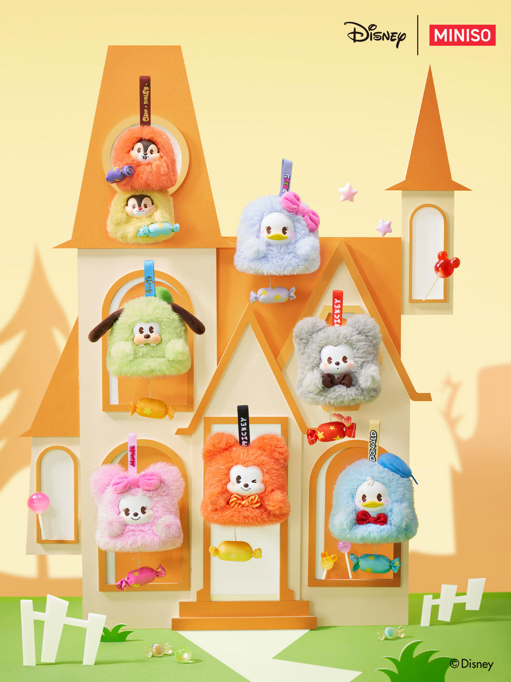 【Mickey's Family】 Colorful Candy Vinyl Plush Blind Box