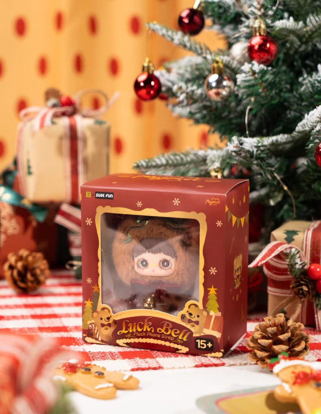 【MAYMEI】Lucky Bell Mobile phone charm  Plush Blind Box