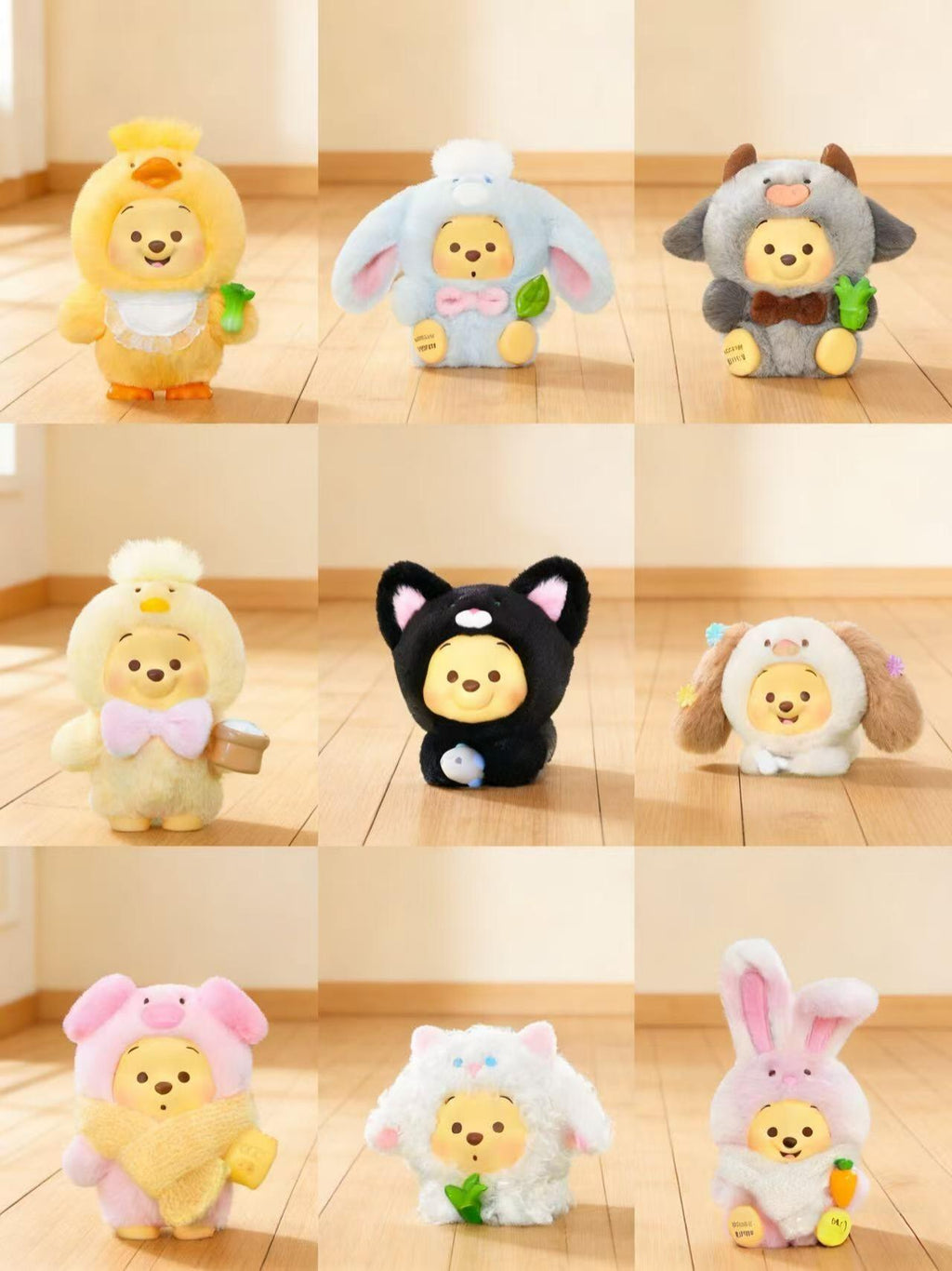 【TOP TOY】Winnie The Pooh Happy Farm Series Figures Blind Box