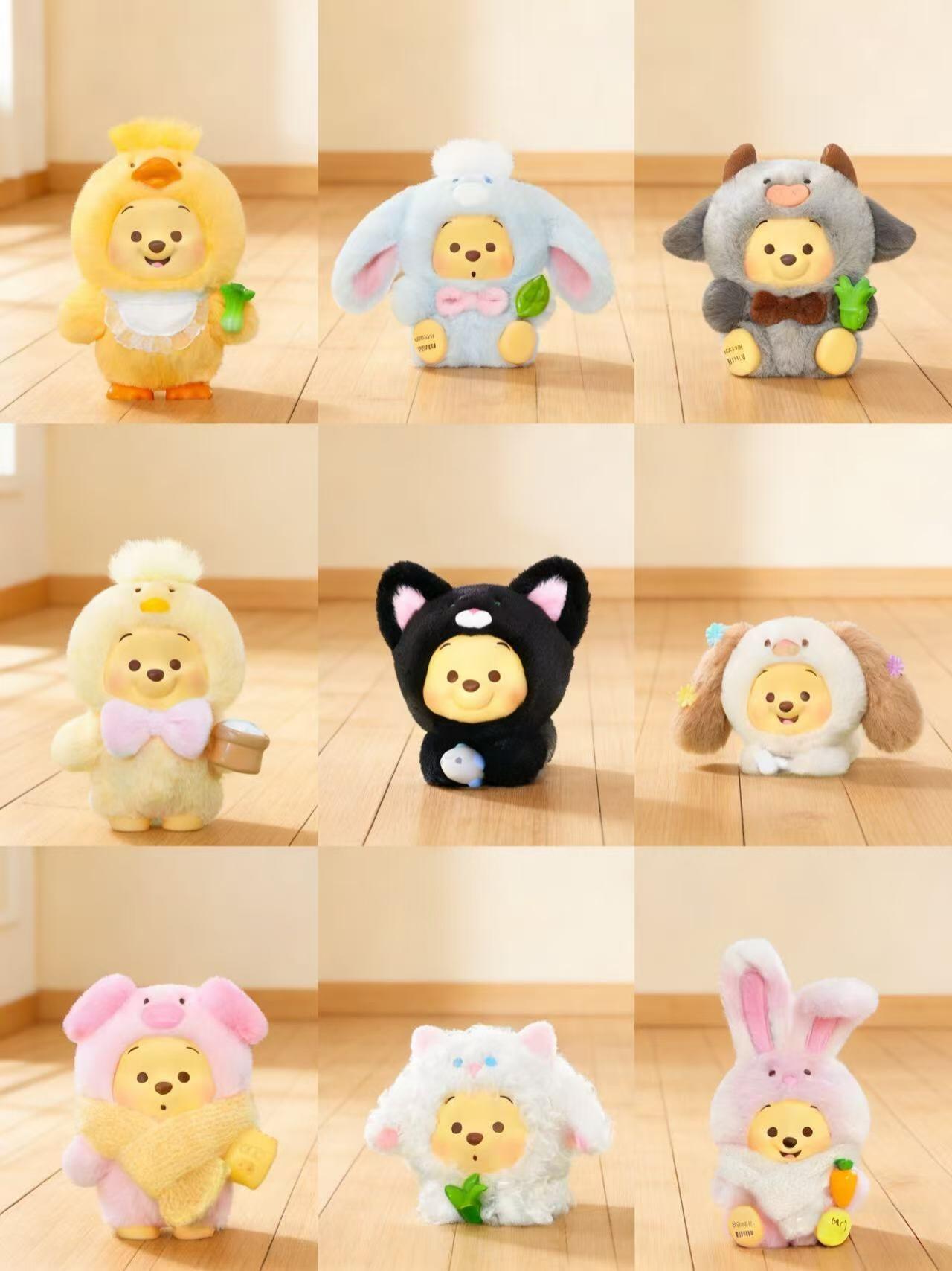 【TOP TOY】Winnie The Pooh Happy Farm Series Figures Blind Box