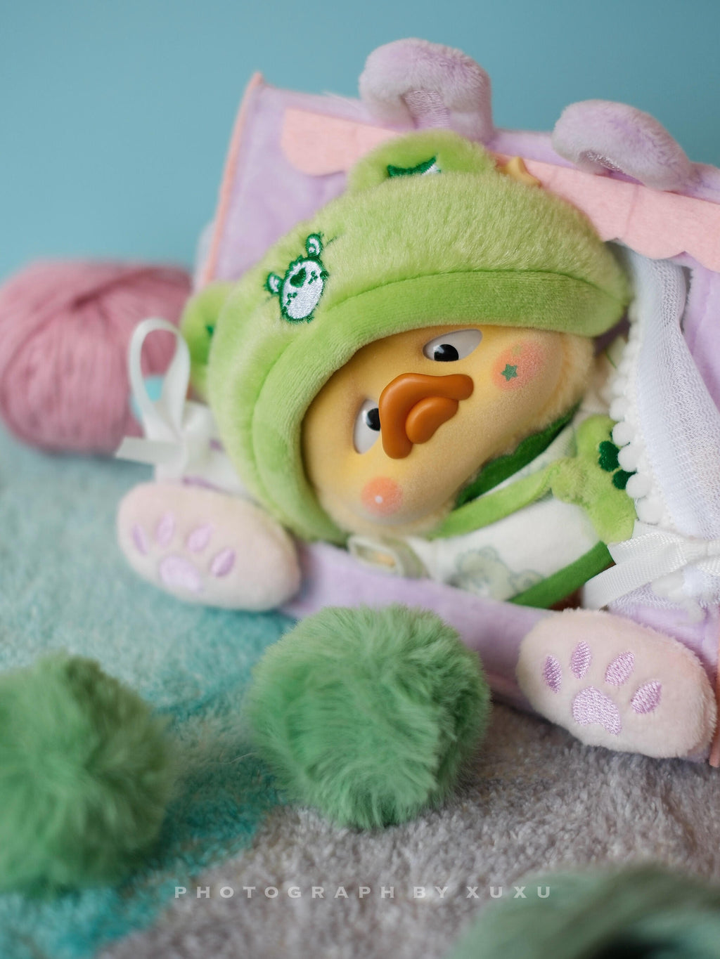 【PocketUpsetDuck】Care Bears x UpsetDuck Be Rainbow Duck  Plush Blind Box