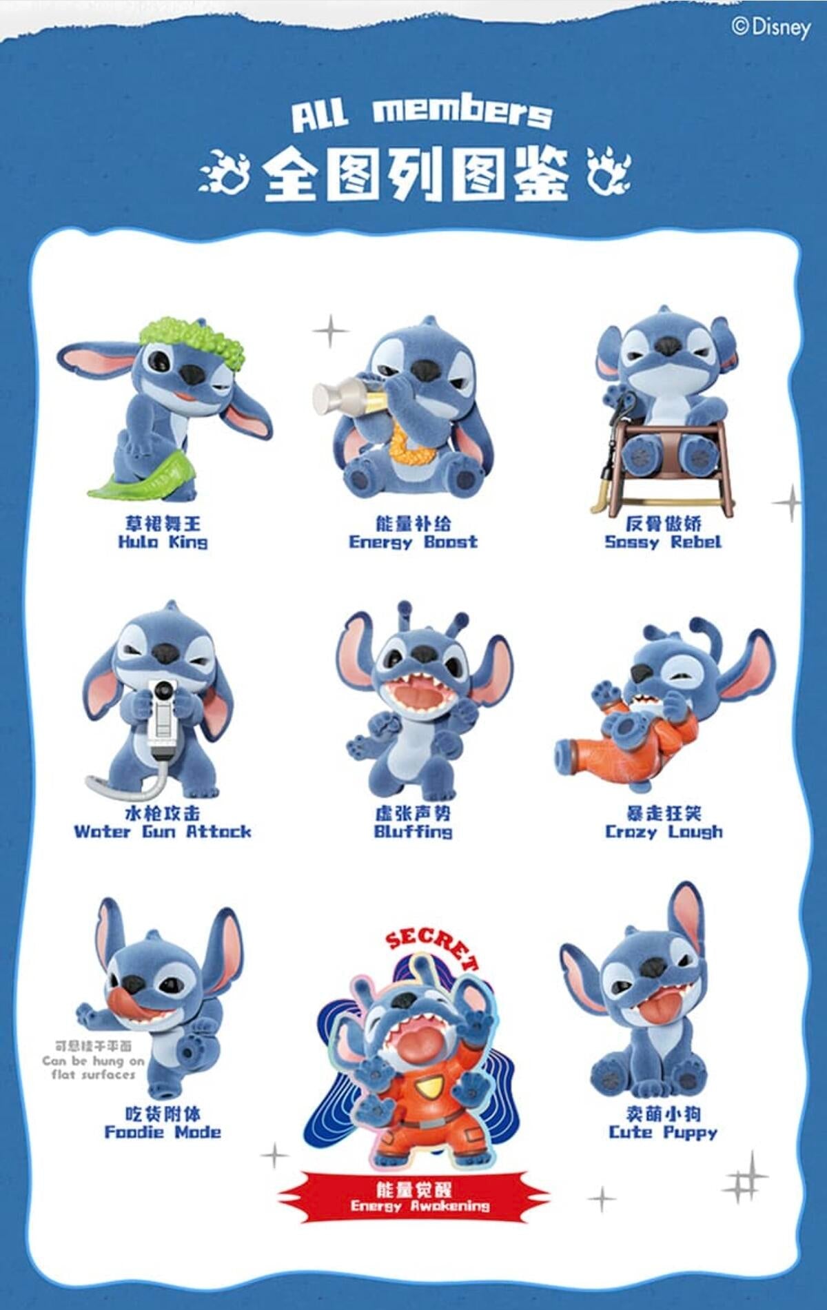 【Disney】Stitch Where did you misbehave Blind Box