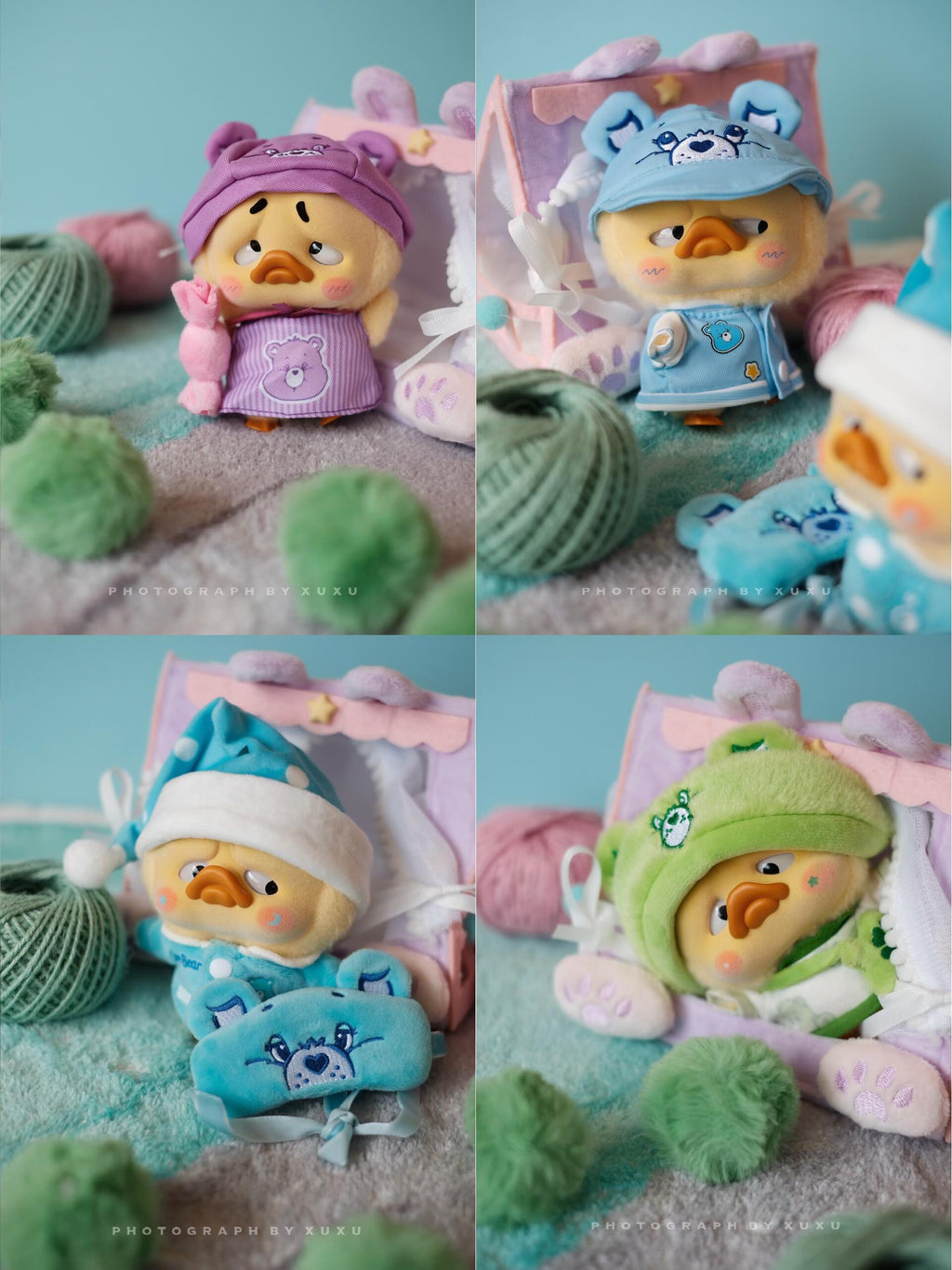 【PocketUpsetDuck】Care Bears x UpsetDuck Be Rainbow Duck  Plush Blind Box