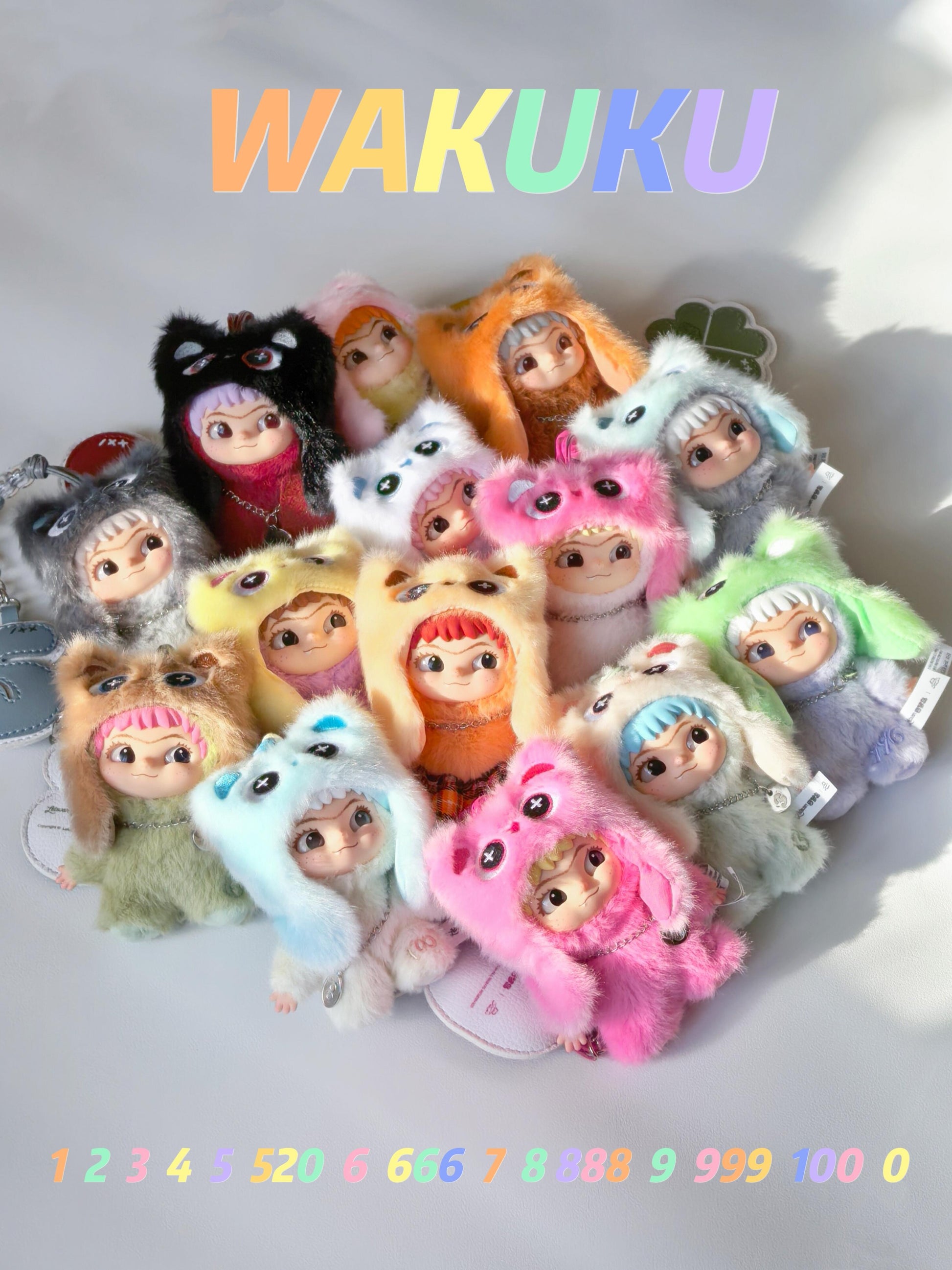 【WAKUKU】On a Roll Series Vinyl Plush Blind Box
