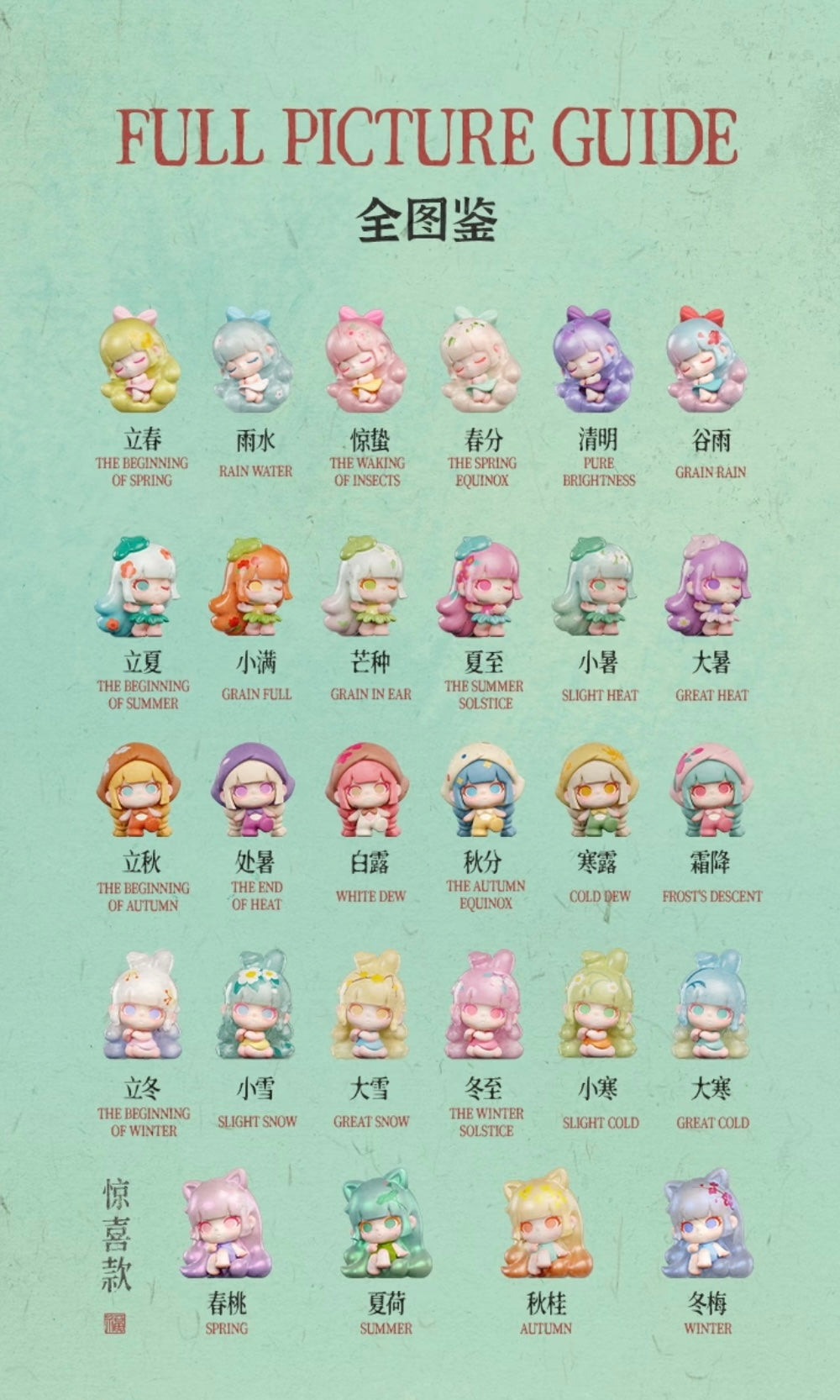 【Liita】The 24 Solar terms mili series Blind Bag