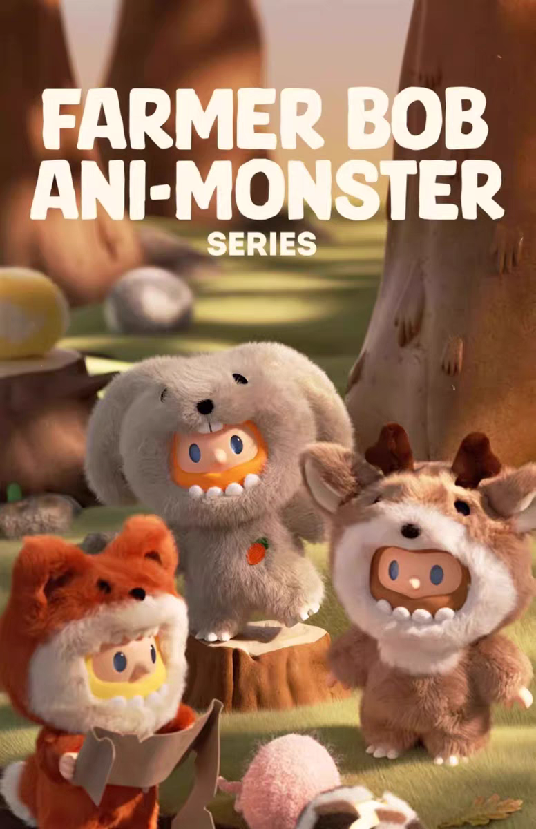 【FARMER BOB】FARMER BOB Ani-monster Series Plush Blind Box
